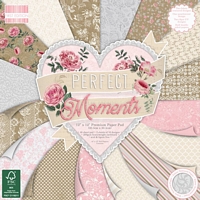 Set cartoane imprimate Perfect Moments, 12x12in, 48 coli, Trimcraft