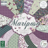 Set cartoane imprimate Mariposa, 8x8in, Trimcraft