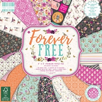 Set cartoane imprimate Forever Free, 8x8in, Trimcraft