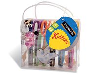 Foarfeca decorativa pentru copii, Kidzors, 6 buc/set