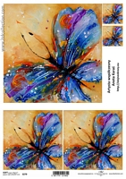 Hartie decoupage Soft abstract, A4, 40gmp, ITD-S279