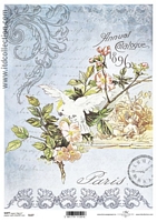 Hartie decoupage Soft retro, A4, 40gmp, ITD-S127