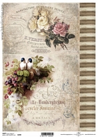 Hartie decoupage Soft retro, A4, 40gmp, ITD-S259