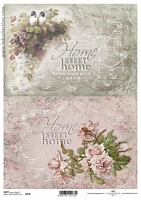 Hartie decoupage Soft retro, A4, 40gmp, ITD-S276