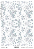 Hartie decoupage Soft shabby chic, A4, 40gmp, ITD-S216