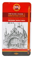 Creioane grafit seria 1500, set 12 buc, ART 8B-2H, Koh-I-Noor