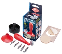 Set linogravura 3 in 1 Lino cutter and stamp carving kit, Essdee