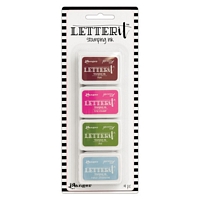 Tusiere Letter It Dye Ink Pad Set 2, 4buc, Ranger Ink