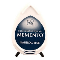 Tusiera Memento Dew Drop, 36 culori, Tsukineko - Nautical Blue