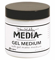 Gel Medium Soft Mat, Media, Dina Wakleys, 4oz, Ranger Ink