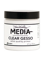 Gesso transparent Media, Dina Wakleys, 4oz, Ranger Ink