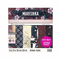 Set cartoane imprimate Marishka, 12x12in, Craft Smith