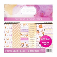 Set cartoane imprimate Warm Luxury, 12x12in, Craft Smith