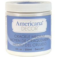 Medium crapare, Americana Decor Clear Crackle, 236ml, DecoArt