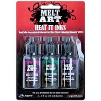 Heat It Dye Ink, Luxurious Gems, Melt Art, Ranger Ink