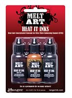 Heat It Dye Ink, Majestic Gems, Melt Art, Ranger Ink