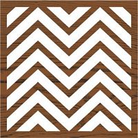 Stampila Block Printing, Medium Chevron, Fabric Creations, Plaid