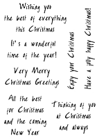 Stampile acrilice, Merry Greetings, A6, Crafty Impressions