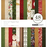 Set cartoane imprimate Holy Night, 12x12in, 160g, Kaisercraft