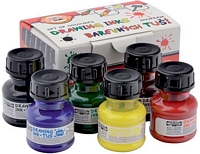 Tus desen, Drawing Ink, set 6x20ml, Koh-I-Noor