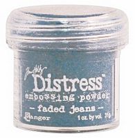 Pudra embosare Distress, Faded Jeans, 31g, Ranger Ink