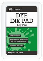 Tusiera Dye Ink Pad, 12 culori, Ranger Ink - Lily Pad