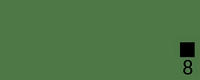 Culori vinilice Flow acryl 110ml, Renesans - 21 Chrome oxide green