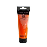 Culori acrilice Essential Acrylic, 120ml, Royal Langnickel - Cadmium Orange