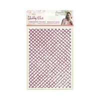 Placa embosare Shabby Chic 5x7in, Distressed Lattice, Crafters Companion