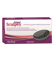 Pasta polimerica Sculpey Original, Polyform - Gray 454g