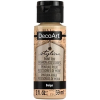 Vopsea pentru accesorii moda Stylin, 59ml, Decoart - Beige