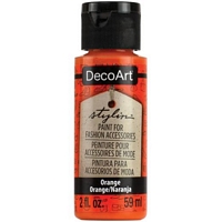 Vopsea pentru accesorii moda Stylin, 59ml, Decoart - Orange