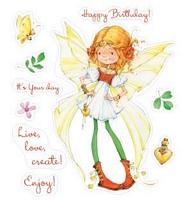 Stampile acrilice Fairy birthday, ScrapBerry