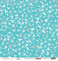 Hartie scrapbooking imprimata, This Summer, Flight, 12x12in, 180g, 10buc, ScrapBerry