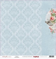 Hartie imprimata, Butterflies Victoria, 12x12in, 190g, 10buc, Scrapberry