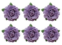 Flori hartie Cherry blossom, 6buc, purple, Scrapberry