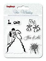 Stampile acrilice Wedding You and Me, ScrapBerry