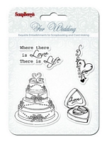 Stampile acrilice Wedding, ScrapBerry