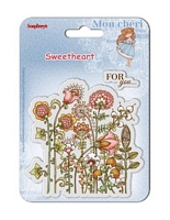 Stampile cauciuc 105x105mm Sweetheart 3, Scrapberry