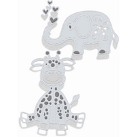 Matrita Toy Giraffe and Elephant, Sweet Dixie