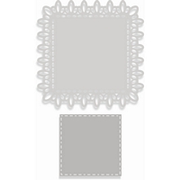 Matrite Lace Square Layered Nesting Frame, Sweet Dixie