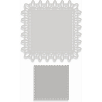 Matrite Lace Square Layered Nesting Frame, Sweet Dixie