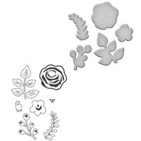 Matrita si stampile Set Floral Divine, Spellbinders