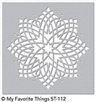 Sablon stencil Captivating Mandala, 6x6in, My Favorite Things