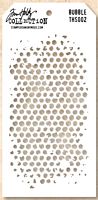 Sablon Tim Holtz Bubble Layered Stencil, Stampers Anonymous