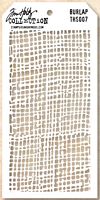 Sablon Tim Holtz Burlap Layered Stencil, Stampers Anonymous