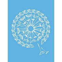 Sablon decorativ Dandelion Round 6x8in, Americana Decor Stencil, DecoArt