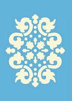 Sablon decorativ Jaipur Damask Accent, 5x7in, Americana Decor Stencil, DecoArt