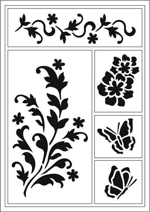 Classroom Enhance Perth Sablon decorativ autoadeziv Flowers and Butterflies, 21x14.8cm, Viva Decor | CraftMall.ro Classroom Enhance Perth Sablon decorativ autoadeziv Flowers and Butterflies, 21x14.8cm, Viva Decor | CraftMall.ro