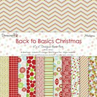 Set cartoane imprimate Back to Basis Modern, 12x12 inch, 150gmp, 36 coli, Dovecraft